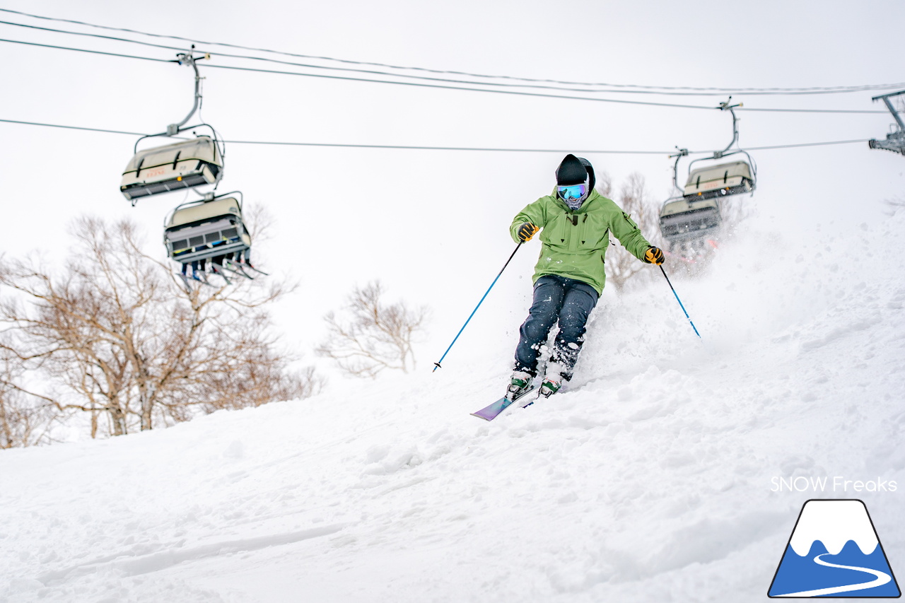 サッポロテイネ｜今シーズンは春セッション！プロスキーヤー・谷藤昌司さんと滑る１日。まさかのパウダー？！